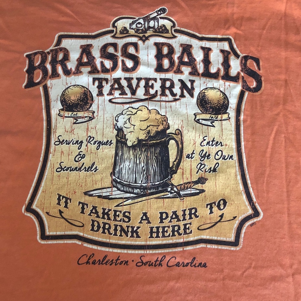 🚚 South Carolina ’Brass Balls Tavern’ Back Graphic Short Sleeve Tee